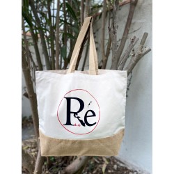 Sac en toile et jute