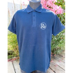 Polo bleu marine homme avec...